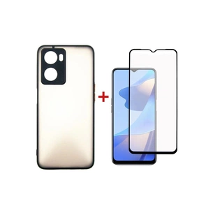 Чохол до мобільного телефона Dengos Kit for OPPO A57s case + glass (Black) (DG-KM-35) зображення 1