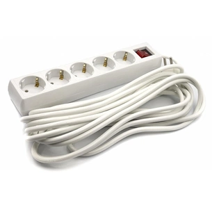 Мережевий фільтр живлення PowerPlant 7 м, 5 розеток, 3x1мм2 (PPSA08M70S5) зображення 1
