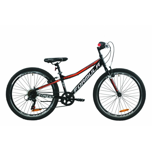 Велосипед Formula 24" FOREST Vbr рама-12,5" St 2020 чорно-червоний (OPS-FR-24-214) - изображение 1