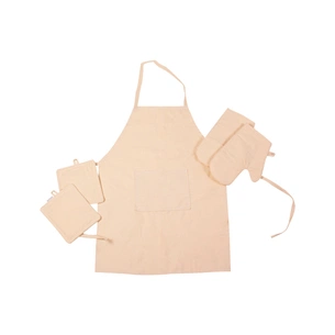 Фартух MirSon Набір 12-0712 Calvina бязь дві прихватки + дві рукавички-прихватки + фартух (2200006752646) зображення 1