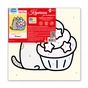 Картина по номерам Santi Пушин Кексик 25*25см полотно кольорове (955038) - зменшене зображення 2