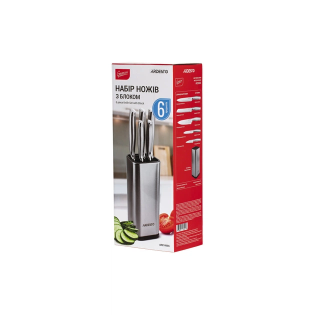 Набір ножів Ardesto Gemini 6 предм (AR2106SS) - picture 2