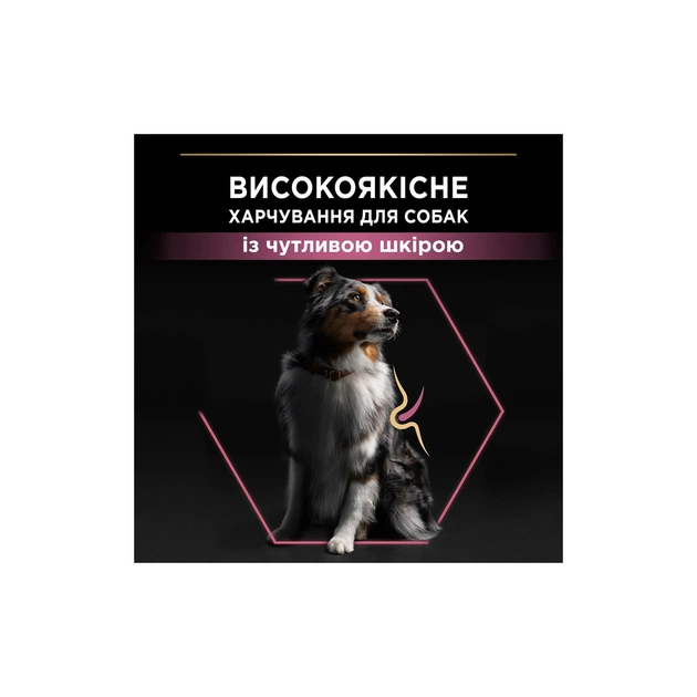 Сухий корм для собак Purina Pro Plan Dog Medium Adult Sensitive Skin з лососем і рисом 14 кг (7613035120464) - picture 5