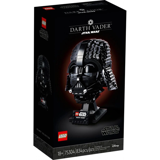 Конструктор LEGO Star Wars Шолом Дарта Вейдера 834 деталі (75304) - зображення 1