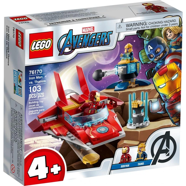 Конструктор LEGO Marvel Залізна Людина проти Таноса (76170) - зображення 1
