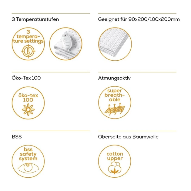 Електричне простирадло Beurer UB_30 - изображение 8