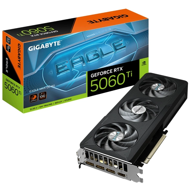 Видеокарта GIGABYTE GeForce RTX5060Ti 8Gb EAGLE MAX OC (GV-N506TEAGLEMAX OC-8GD) - изображение 10