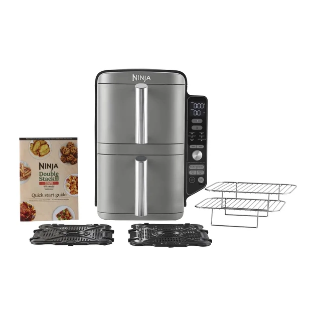 Мультипечь Ninja Double Stack XL 2-Level Air Fryer 9,5 л (SL400EU) - изображение 7