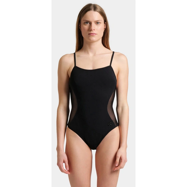 Купальник Arena Mesh Panels Swimsuit Closed Ba 006661-500 чорний 42 (3468337053446) - зображення 9