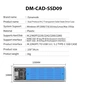 Кишеня зовнішня Dynamode M.2 SSD NVMe/SATA combo ч-з USB3.2 GEN2 Type-C (DM-CAD-SSD09) - зменшене зображення 12