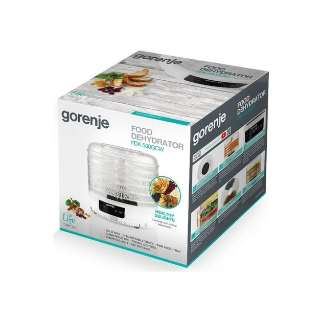 Сушка для овочів та фруктів Gorenje FDK500GCW - picture 3