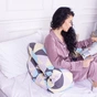 Подушка MirSon для вагітних та відпочинку Naturale Line Print №8006 U-подібна Vivian (2200006178248) - зменшене зображення 6