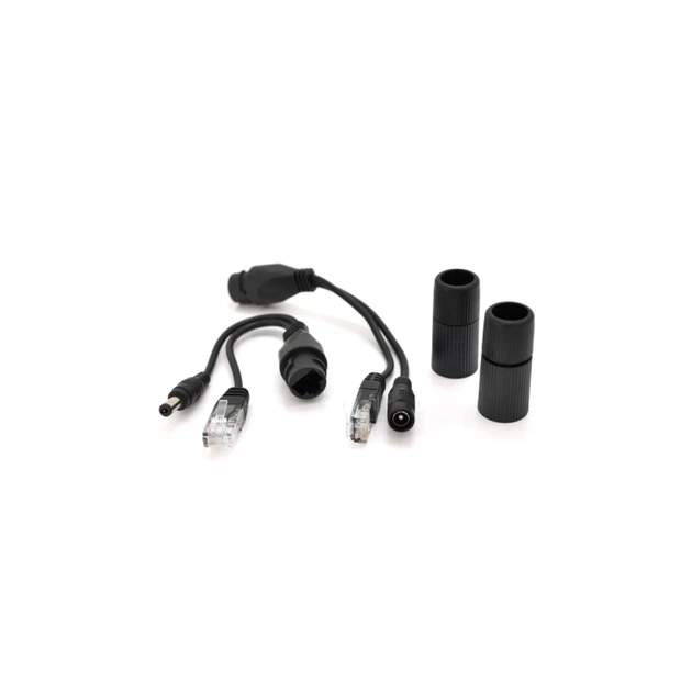 Адаптер PoE Voltronic POE-FS1201RJ45/DC5.5*2.1 black - изображение 1