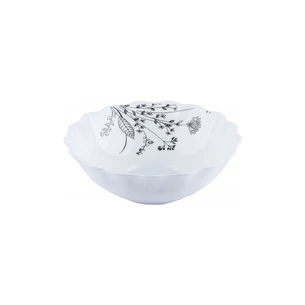 Салатник Vittora "Чорно-біле Суцвіття" Wave 17,5 см (V-175BW) зображення 1