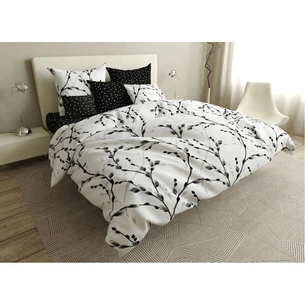 Постільна білизна MirSon Бязь 17-0413-1 Cats on the willow 143х210 (2200004254296) зображення 1