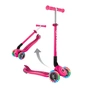 Самокат Globber Primo Foldable Lights колеса з підсвіткою до 50 кг 3+ Рожевий (432-110-3) - зменшене зображення 7
