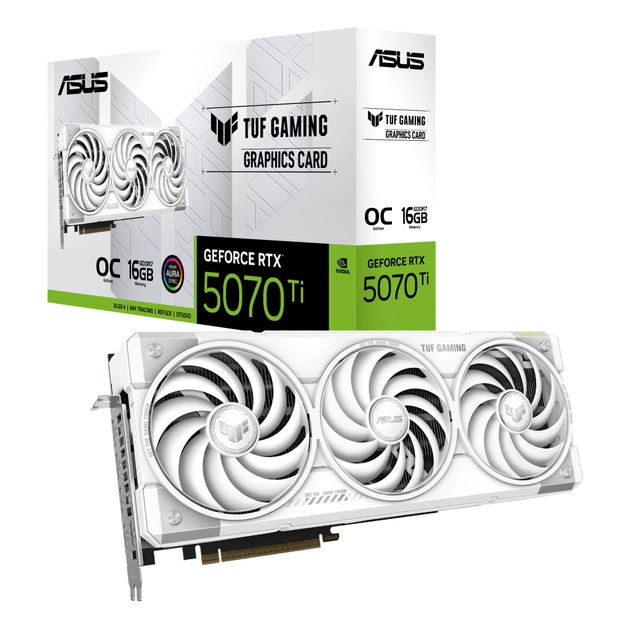 Відеокарта ASUS GeForce RTX5070 Ti 16GB TUF OC WHITE GAMING (TUF-RTX5070TI-O16G-WHITE-GAMING) - picture 10