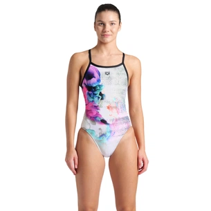 Купальник Arena Airbrush Swimsuit Challenge Ba 007912-510 білий, чорний, мультикольор 36 (3468337391463) зображення 1