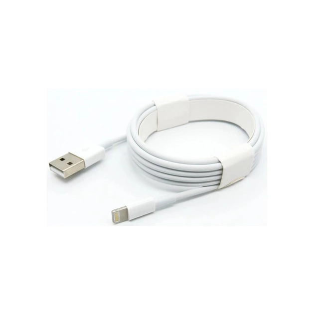 Дата кабель USB 2.0 AM to Lightning 1.0m white Dengos (CBL-001) - изображение 1
