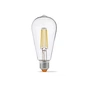 Лампочка Videx Filament ST64FD 6W E27 4100K 220V (VL-ST64FD-06274) - зменшене зображення 1