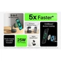 Зарядний пристрій Belkin UltraCharge Pro Wireless 3-in-1 25W charcoal (WIZ040KQCH) - зменшене зображення 6