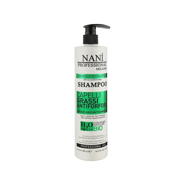 Шампунь Nani Professional Milano Antidandruff для схильного до жирності й лупи волосся 500 мл (8034055534106) - зображення 1