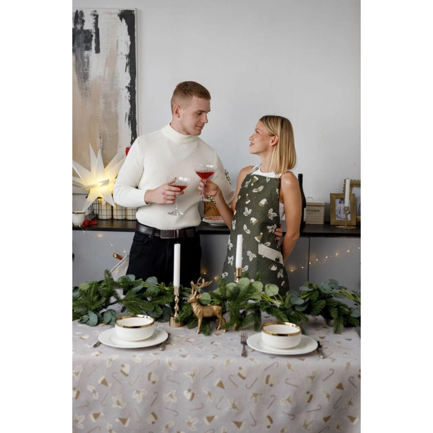 Скатертина Прованс Шапочки на бежевому 136х136 см (036549) - picture 9