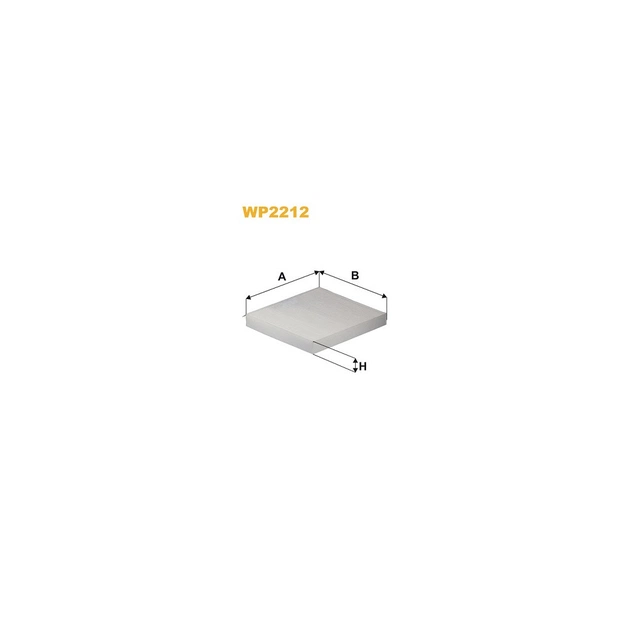 Фільтр салону Wixfiltron WP2212 - зображення 1