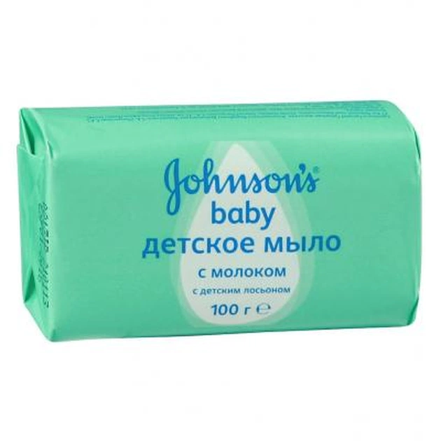 Дитяче мило Johnson’s baby з молоком 100 г (3574660146455) - изображение 1