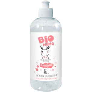 Засіб для ручного миття посуду Bio Няня Для дитячого посуду Ромашка 500 мл (4820168431142) зображення 1