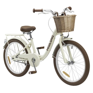 Дитячий велосипед Miqilong LS 20" бежевий (RBB-LS20-BEIGE) зображення 1