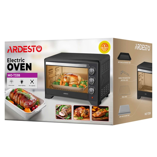 Електропіч Ardesto MO-T33B - picture 12