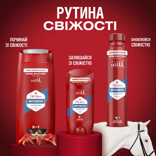 Дезодорант Old Spice Whitewater 250 мл (8006540289808/8700216875677) - picture 8