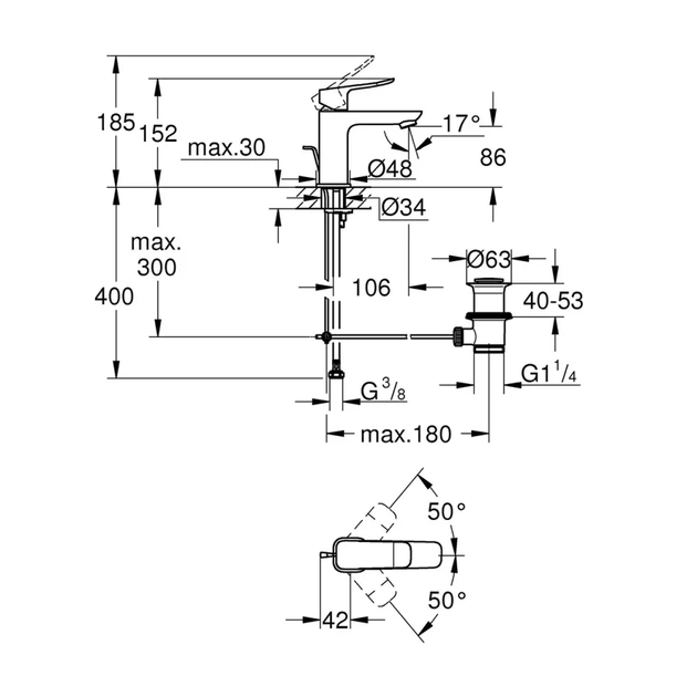 Змішувач Grohe QuickFix 1018562430 - picture 5