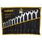 Ключ Sigma набір ріжково-накидних 12шт 13-32мм CrV satine, тк чохол (6010211) - зменшене зображення 1