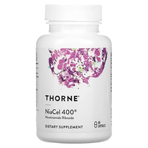 Витамин Thorne Research Никотинамид Рибозид, 415 мг, Nicotinamide Riboside, NiaCel 400, 60 капсул (THR-01208) изображение 1