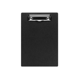 Клипборд-папка Economix A5 з притиском та підвісом, пластик, чорний (E30157-01) зображення 1
