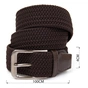 Ремінь Vintage Текстильний Коричневий (20519) - зменшене зображення 3