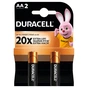 Батарейка Duracell AA лужні 2 шт. в упаковці (5000394058163 / 81551267) - зменшене зображення 2