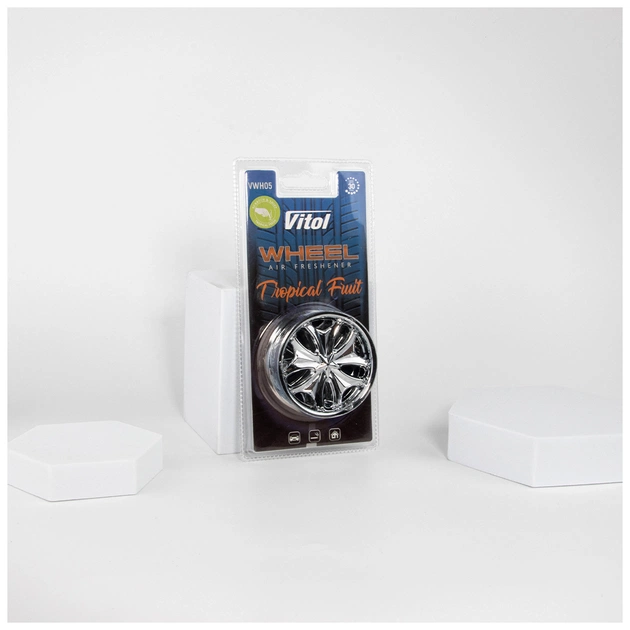 Ароматизатор для автомобіля VITOL Wheel Tropical Fruit (VWH05) - picture 5
