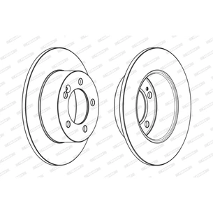 Гальмівний диск FERODO DDF1976C зображення 1