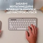 Клавіатура Logitech K380 Multi-Device Bluetooth UA Sand (920-011165) - зменшене зображення 2