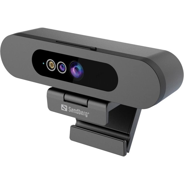 Веб-камера Sandberg Face-ID 2 HD 1080p Windows Hello USB-C/USB2.0 Black (134-40) - зображення 2