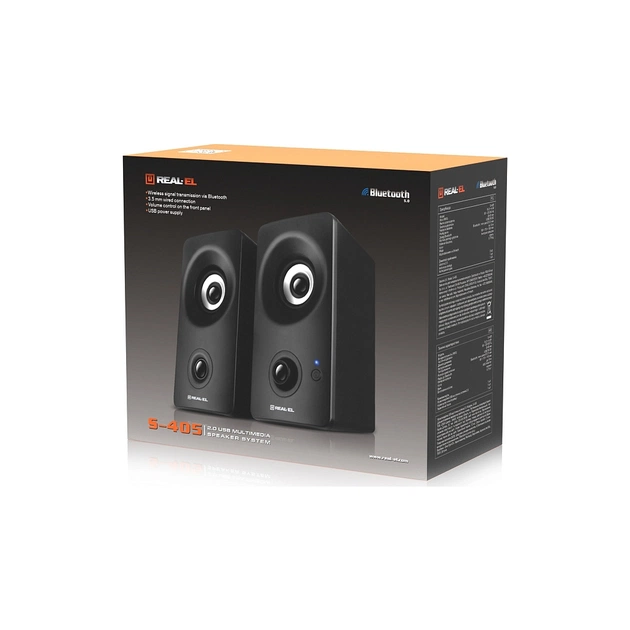 Акустична система REAL-EL S-405 USB Black (EL121100016) - picture 9