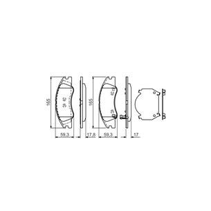 Гальмівні колодки Bosch 0 986 494 577 зображення 1