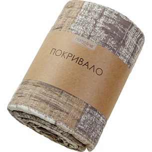 Покривало Home Line Прямокутники стьобане (бежевий/коричневий) 210х240 (178343) зображення 1