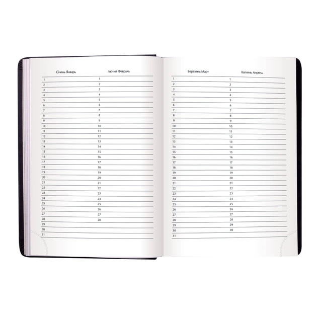 Еженедельник Buromax недатированный Base А4 из бумвинила на 288 страниц красный (BM.2094-05) - изображение 6