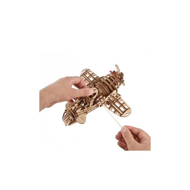 Конструктор Ugears механічний 3D Літак Скажений Шершень (70183) - picture 4