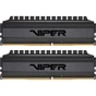 Модуль пам'яті для комп'ютера DDR4 8GB (2x4GB) 3200 MHz Viper 4 Blackout Patriot (PVB48G320C6K) - зменшене зображення 1