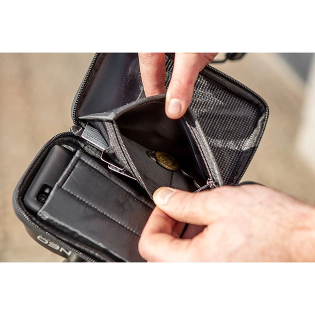 Велосумка на кермо Neo Tools з тримачем для смартфона до 6" Black (91-001) - picture 8